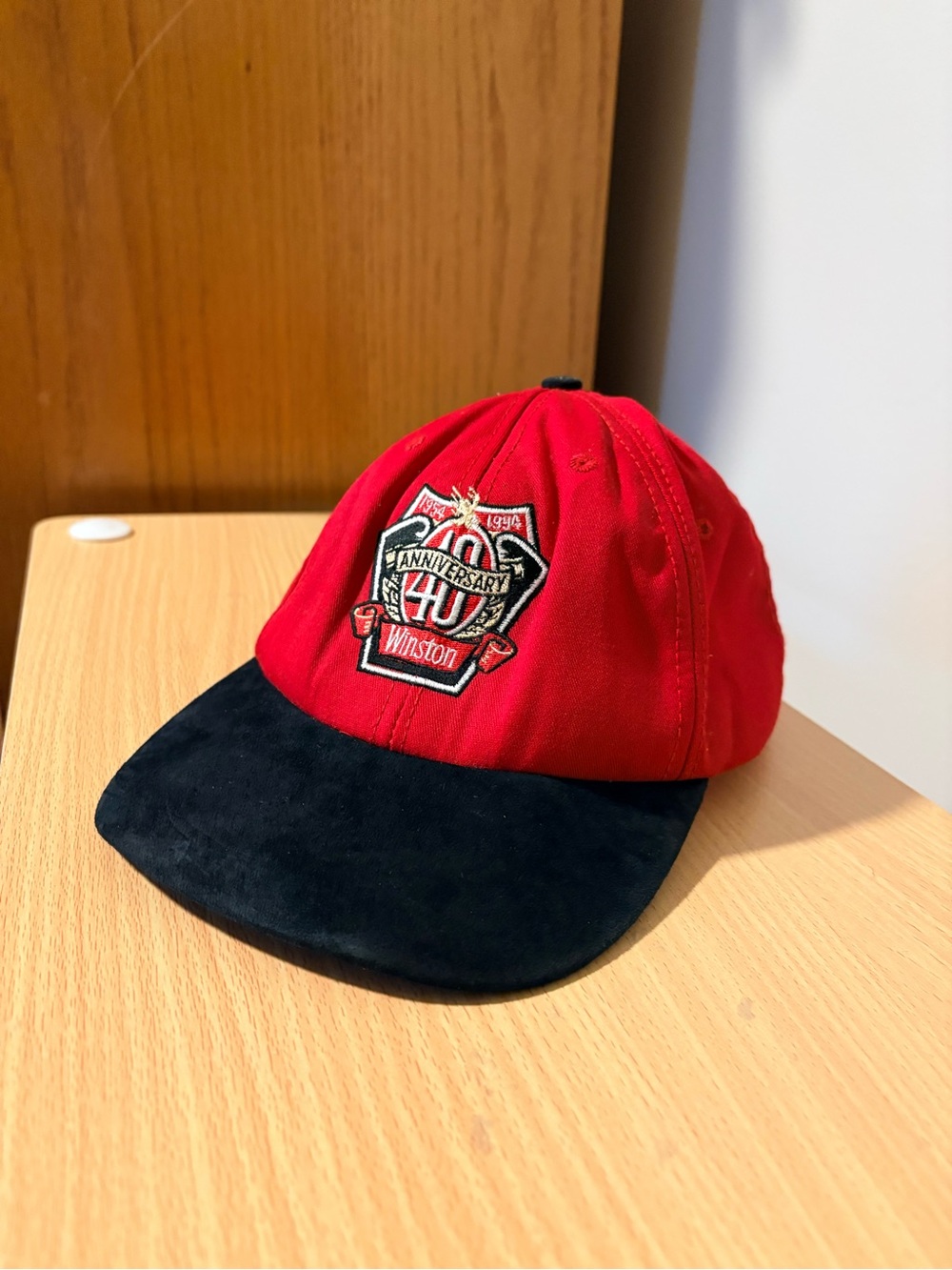 Vintage 90s NASCAR 1994 Winston Cup 40th Anniversary Snapback Hat Cap VTG